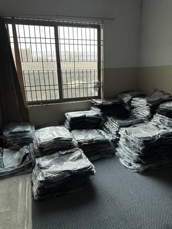 Finished goods packed and ready for export at PrimeCraft Partners