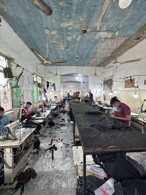 Stitching floor with sewing machine operators at PrimeCraft Partners